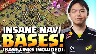 We got BASE LINKS to NAVI’s insane NEW BASES! Clash of Clans