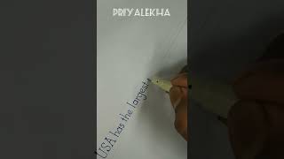 Beautiful Print Handwriting Practice. #shorts #handwriting #priyalekha   @Pradip000