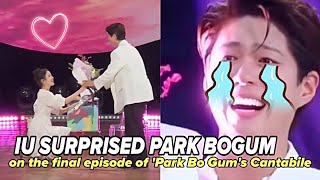 IU completely surprised Park Bo Gum on the final episode of 'Park Bo Gum's Cantabile