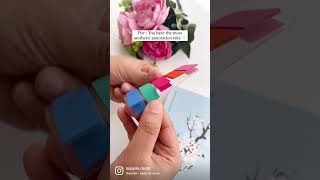 Aesthetic annotation book tabs #annotations #annotate #bookstagram #pagetabs #cutestationery