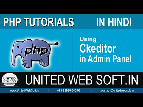 Using Ckeditor in page add in admin in Core PHP