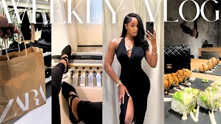 weekly vlog! using my pretty privilege + zara summer sale + new makeup + lunch date + pr unboxing