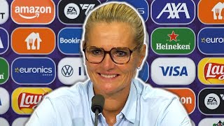 'LUCY BRONZE HAS A CRAZY MENTALITY!' | Sarina Wiegman EURO 2025 WINNING press conference 🏆