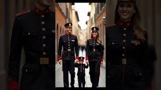 Military families around the world-#aifusion #aimodels #shorts