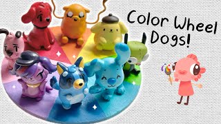 I Made a Color Wheel of Dogs!!
