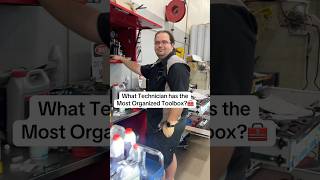 What Technician Has The Most Organized Toolbox? #mechanic #shorts