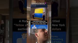 A Mark Rothko Painting, Titled "Yellow and Blue" Sold At an Auction For $46.5 Million.