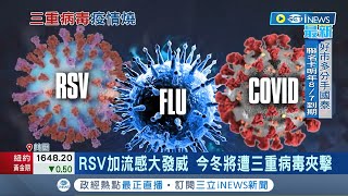病毒大軍來襲!新冠+流感+RSV 美今冬將迎"三重病毒"夾擊 多國住院率上升 變種病毒狂襲亞洲 南韓12月恐迎大流行│記者 陳采蔚│【國際局勢】20221025│三立iNEWS