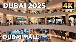 Dubai [4K] Amazing Dubai Mall Walking Tour – Exclusive Hidden Corners 2025 🇦🇪