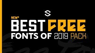 Best NEW Free Fonts for Designer (2019)