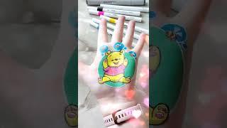 BodyArt Winnie the Pooh❤️ #shortvideo #bodydrawing #illustration #bearart #winniethepooh