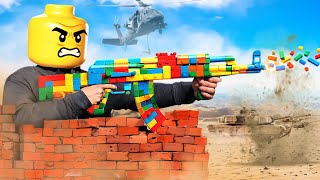 I simulated WAR with LEGO Weapons