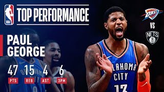 Paul George's 25 4th Quarter Points Lead OKC in Comeback Win Over Brooklyn | December 5, 2018