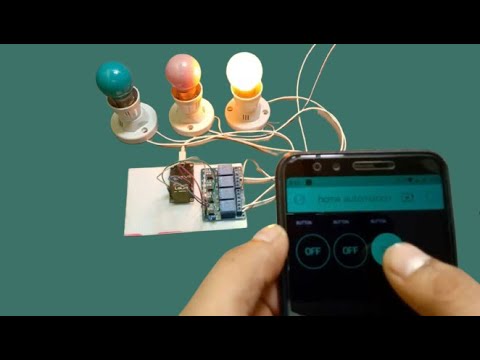 Home Automation Mini project using ESP8266 | Blynk and esp8266 home automation