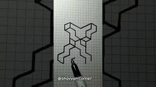 3D art effect #shorts #easy #illusion #3deffects #3dart