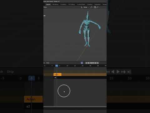 Blender Free Extension: NLA Merge Strips