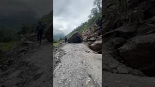 Land slide between Singati-Lamabagar, Getway to Lapchi #holyplace of #milarepa #travel  #2025