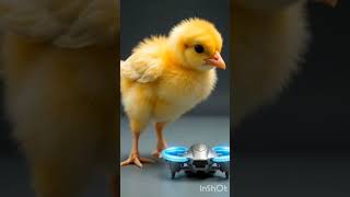 Yellow Chick Saves the Hot Air Balloon!#shorts#viral #airescue#chickstory