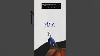 "MIM" name logo mark for viewers demand 😉🤩#art #logodesig #shortvideo #logodesgin #logo