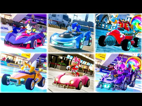 Sonic Racing CrossWorlds - All Characters Gameplay (Beta)