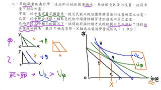 經濟部所屬事業機構 100年新進職員甄試企管類科經濟學第八題 1/1