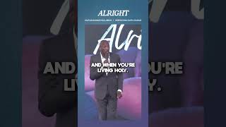 Watch the full sermon, ‘Alright’ by Pastor Donnie McClurkin on our channel