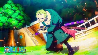 ZORO v.s KAKU | Zoro Stops Kaku's Attack (English Sub)