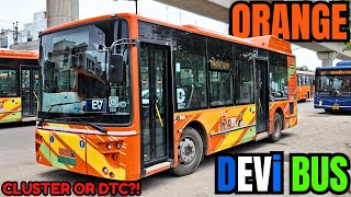 NEW ORANGE DEVI BUS | DTC YA CLUSTER??? 🤔 - Nangloi Depot