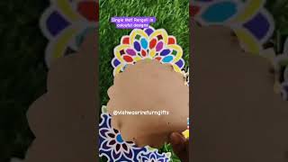 #reels @Vishwasrireturngifts #diy #trending#shorts#online#viral #decor#pujadecor#rangoli#vlog