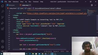 jsPDF Library & jsPDF AutoTable Library Crash Course in Javascript 2020