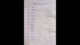 Punjabi Months Name (Desi Mahine)#shorts #Punjabi preparation Paper #For All punjab Exams