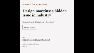 Design margins: a hidden issue in industry | RTCL.TV