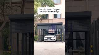 Electric smart carport your dream garage 🚘🌦️ #foryou #sunroom #car #carport #garage #design