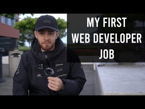 What my first Web Developer job was like