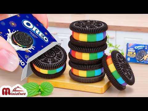 Perfect Mini OREO Chocolate Cake in Real Mini Kitchen | ASMR Miniature Cooking Food