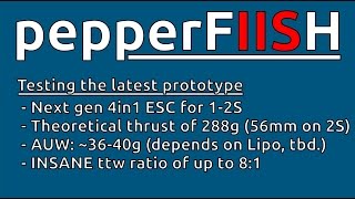 pepperFIISH - Thrust test of the 2S version