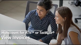 MyAccount for ATX and TaxWise:  View Invoices