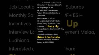 Bharatpe jobs 2024#job #bharatpe #paytm #paypal #govtjobs #shortvideo #shorts #short #newvacancy2024