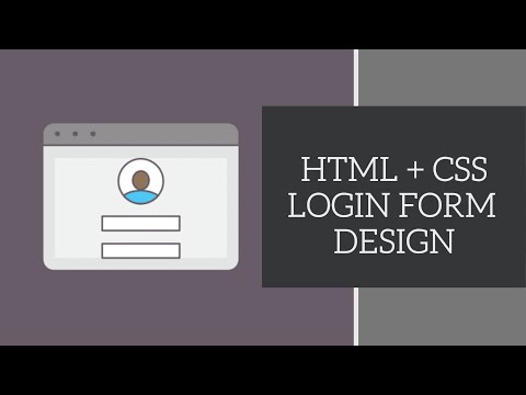 How To Create Login Form In HTML and CSS