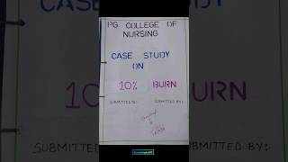 Case study on Burn || NCP on Burn || #nursing #casestudy #casepresentation #ncp