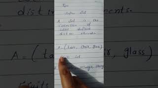 What is set ,#math