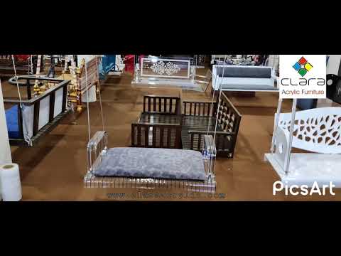 Modern style Acrylic hanging Plank swing by CLARA ACRYLIC FURNITURE
