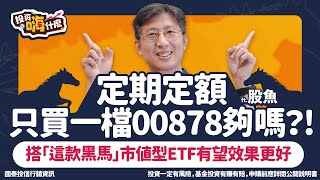 #定期定額 只買一檔 #00878 夠嗎？! 投資組合搭「這款黑馬」巿值型ETF 價格便宜好入手而且效果有機會更好！【股魚嗨什麼】EP137 ft.股魚《投資嗨什麼》