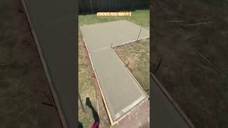 Concrete Patio Build Pt 3 #diy #construction #concrete #patio #build #howto #stepbystep #bluecollar