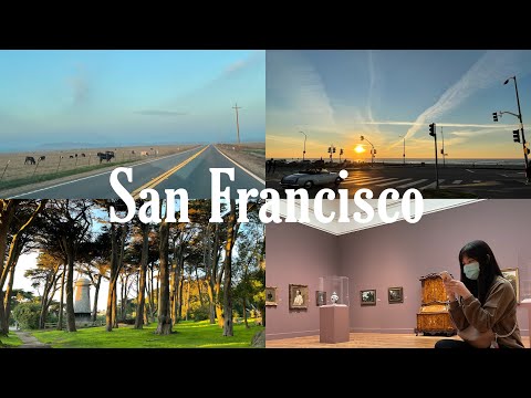 San Fran丨Legion of Honor🌊海景日落也是藝術+5小時車程！自駕去 Yosemite🌳的路上 // 🇭🇰港人遊美國🇺🇸留美冬季旅行 (EP.3)丨Travel vlog