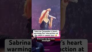 Sabrina Carpenter Cutest Fan Interaction From The Short N Sweet Tour