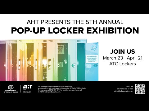 AHT Pop-up Locker Exhibition Spring 2023