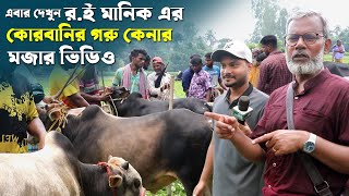 1189- র.ই মানিক এর কোরবানীর গরু কেনার মজার ভিডিও, Qurbani Cattle Price 2025.Chitrapuri Krishichitra