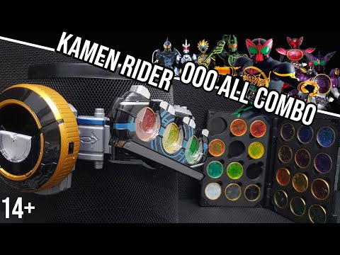 COMPILATION | Kamen Rider OOO All Combo in Series DX – O's Driver & All O's Medal  変身ベルト オーズドライバー DX