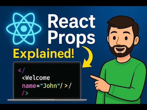 React Props Explained 🔥 | Learn How to Use Props in React JS for Beginners